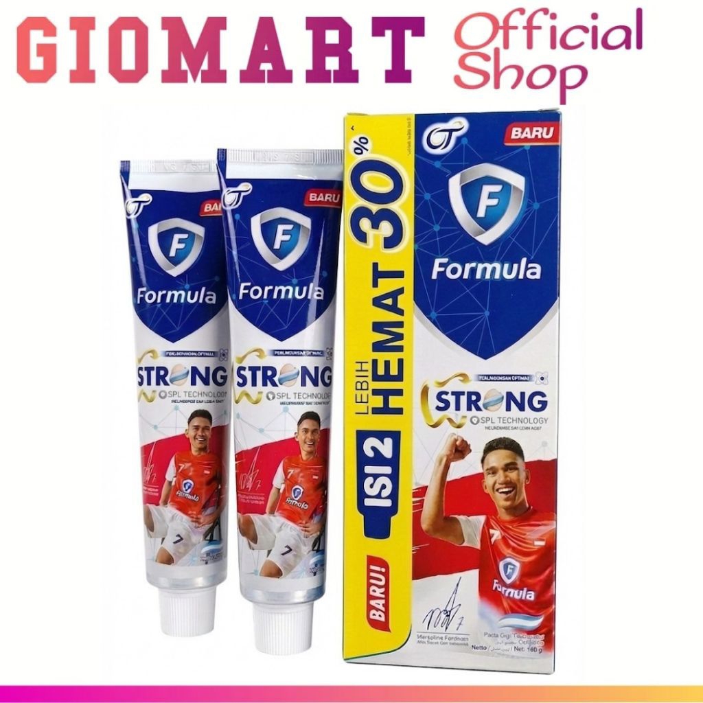 FORMULA Pasta Gigi Strong Twin Pack 160gr