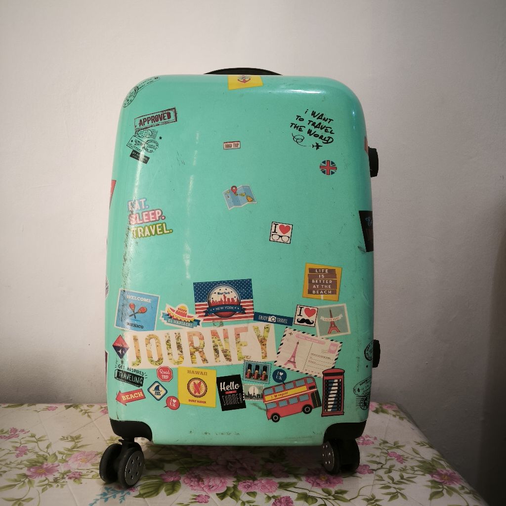 koper exsport preloved second pink tosca hardcase