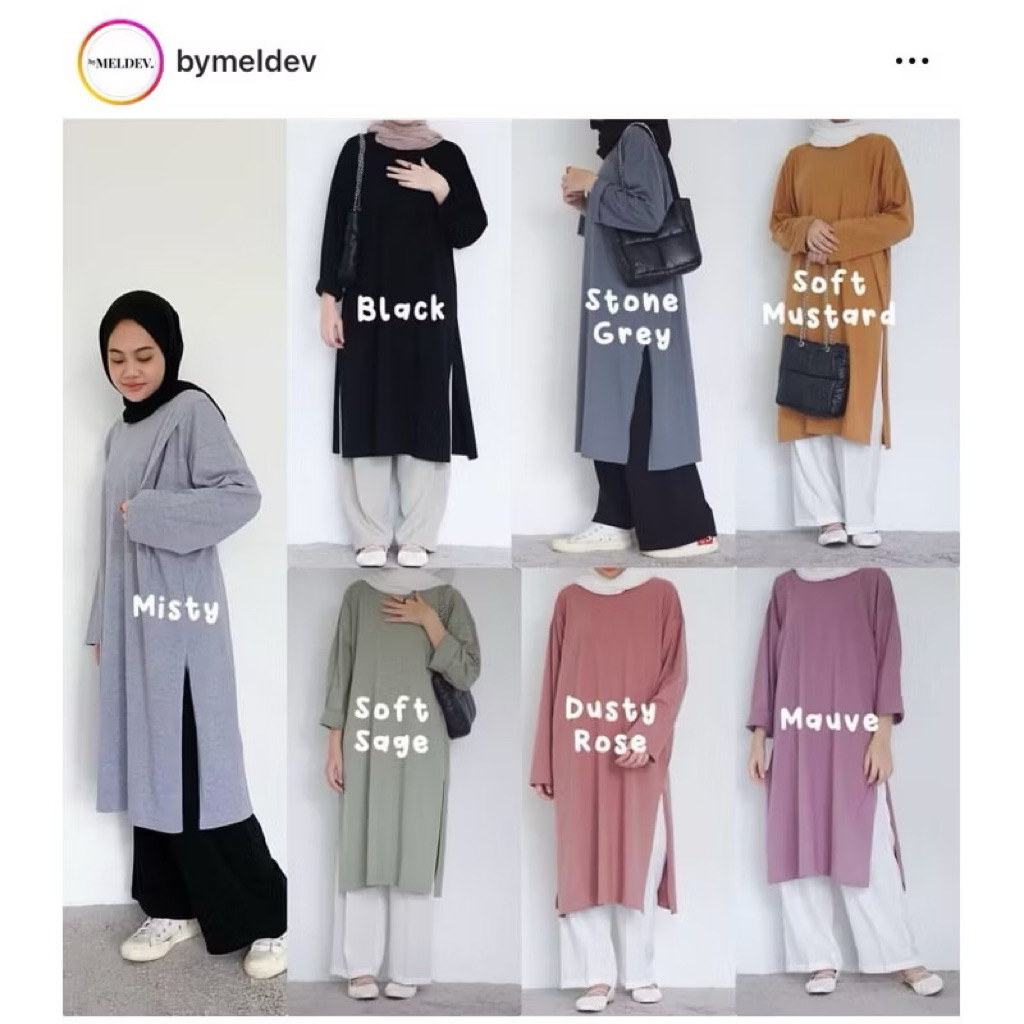 PRELOVED BY MELDEV Tunik Kaos Busui