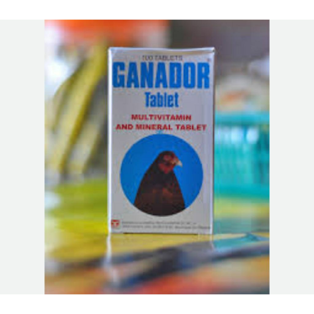 Ganador tablet suplemen mental nafas stamina ayam