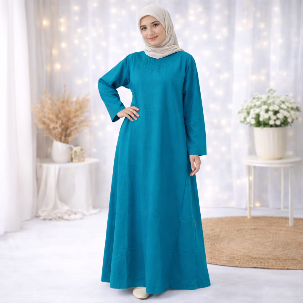 Obral Gamis Katun Polos Murah