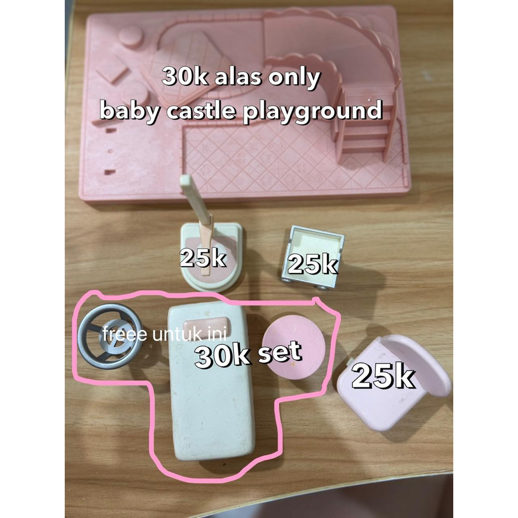 Sylvanian doctor and dentist set rare murah