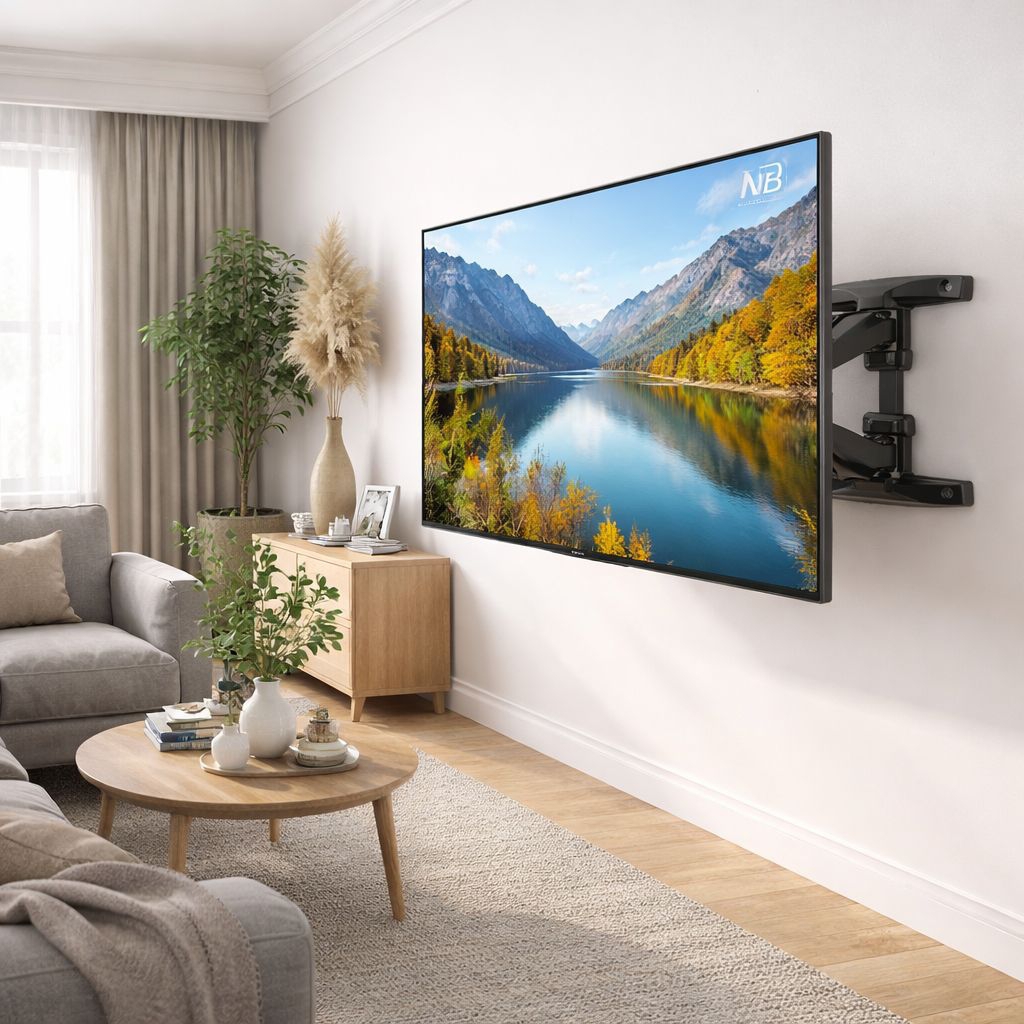 NORTH BAYOU BRACKET TV NB P4 32 - 55 INCH/ BRACKET TV LED LCD 32 40 43 49 55 INCH 6 ARAH UNIVERSAL