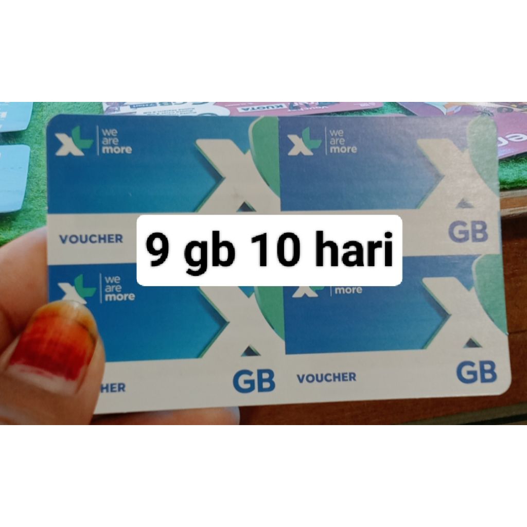 VOUCHER DATA XL 9 GB 10 HARI