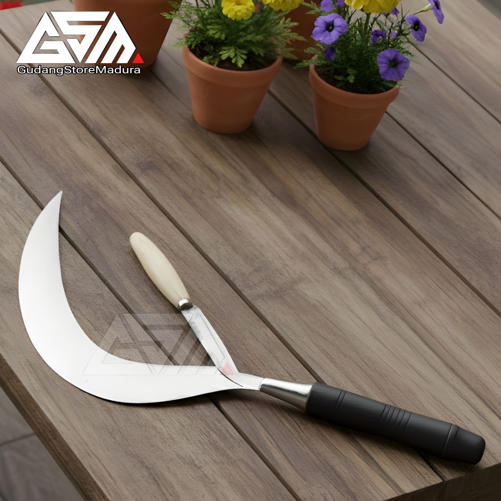 Alat Pertanian Sabit_Rumput Original Bintang_Lima Super Tajam
