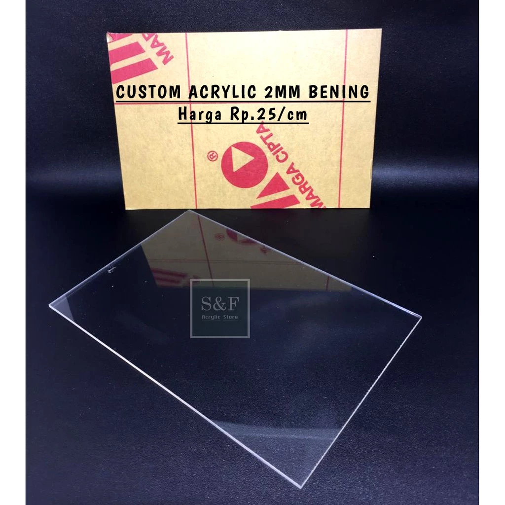 ACRYLIC / AKRILIK UKURAN 10x10 / ACRYLIC LEMBARAN / AKRILIK LEMBARAN / AKRILIK 2MM BENING / AKRILIK 
