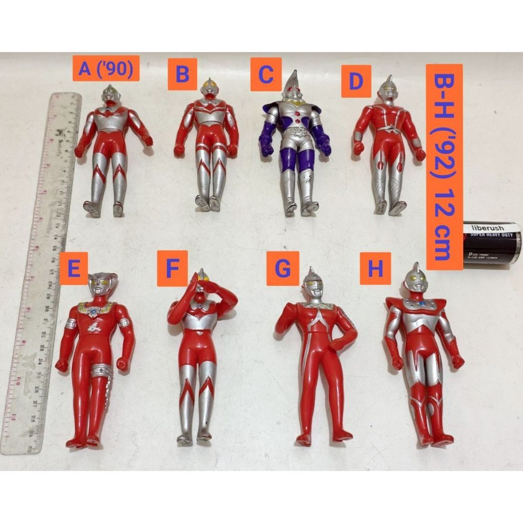 [/Pcs] Vintage sofubi 13 cm bandai ultraman powered zoffy king scott masterson astra great seven ult