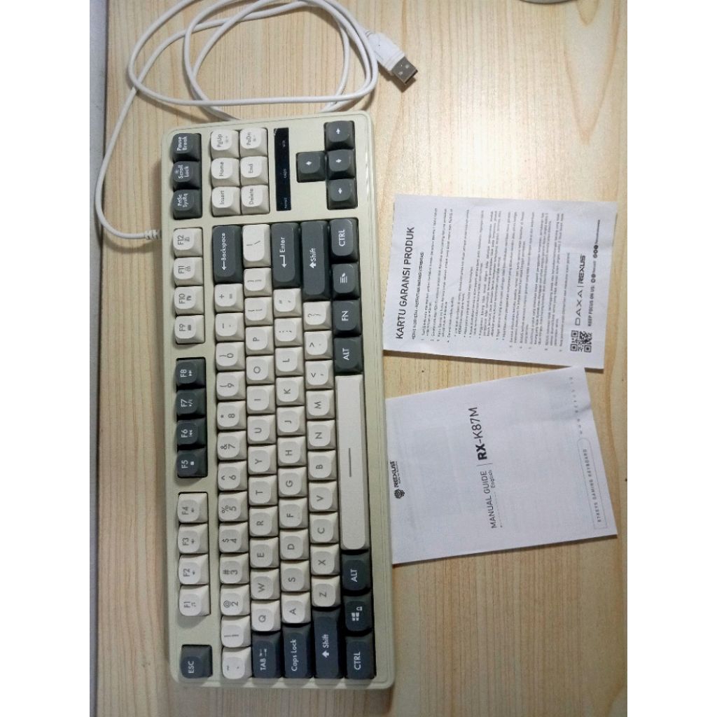 Keyboard (Second) - Rexus Keyboard Gaming Battlefire K87M