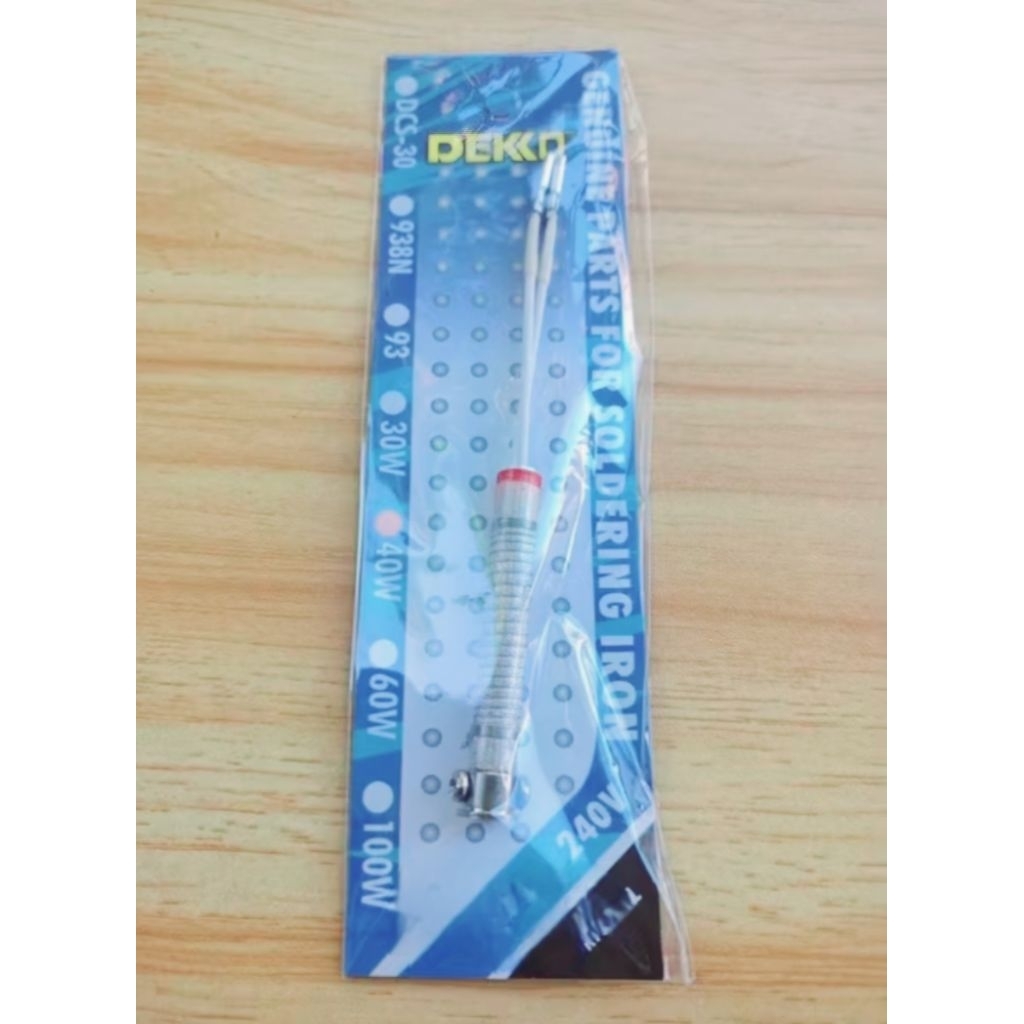 Elemen Solder Dekko 40 WAT 60 WAT- Pemanas Tahan Lama, Kompatibel DS60N, Tegangan 220-240V