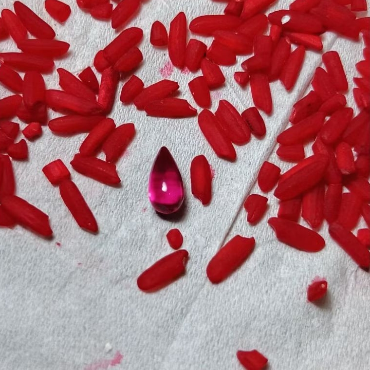 Batu alam batu delima warna merah natural