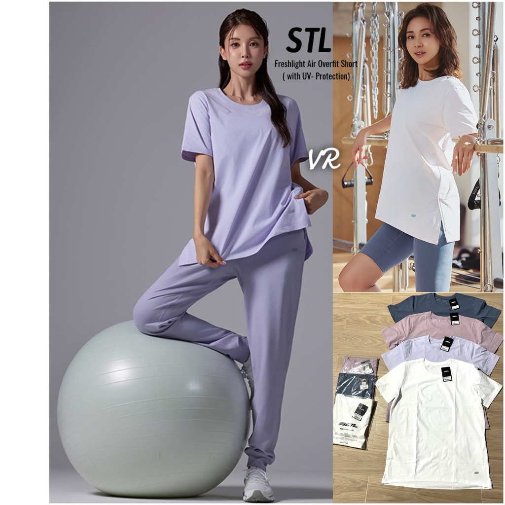 [ STL 13 ] STL FreshLight Air Overfit Shorts Sleeve Kaos Lengan Pendek