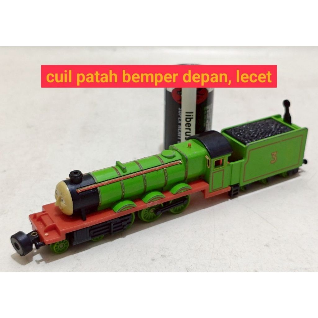 Rare vintage bandai diecast Thomas & friends henry plarail shinkansen train miniature character magn