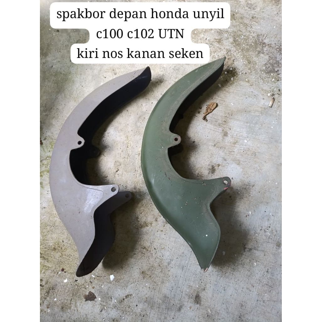 front fender spakbor depan Honda supercub c50 c100 c102 Unyil