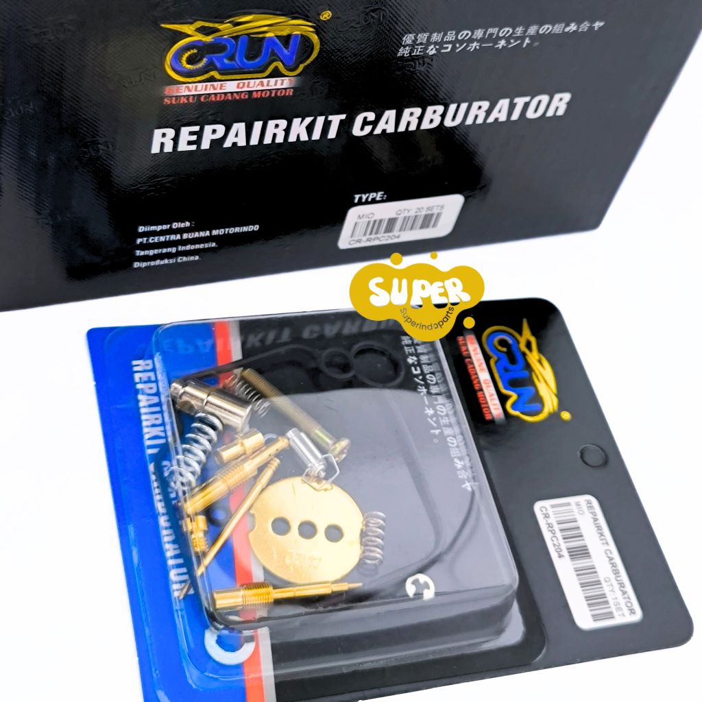 [CRUN] REPAIR KIT CARBURATOR MIO PARKIT CARBU MIO OLD MIO SPORTY MIO SMILE FINO REPAIRKIT KARBURATOR