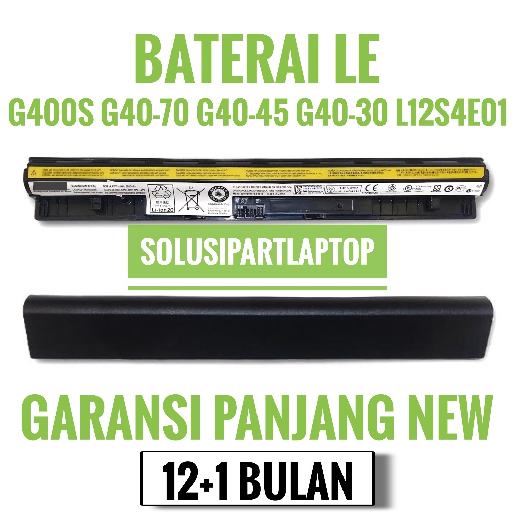 BATERAI LENOVO G400S G40-30 G40-45 G40-70 G40-80 ORI