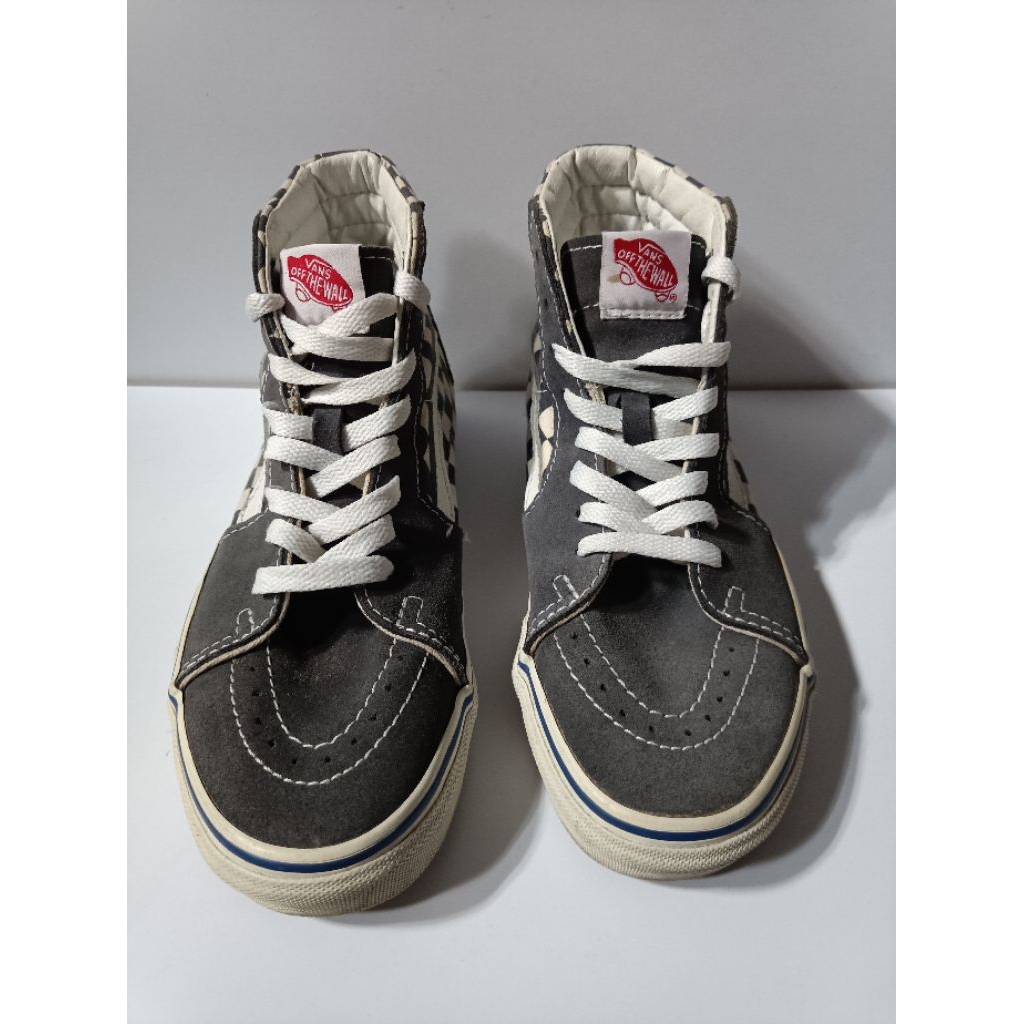 Vans Sk8 Hi Checkerboard Navy