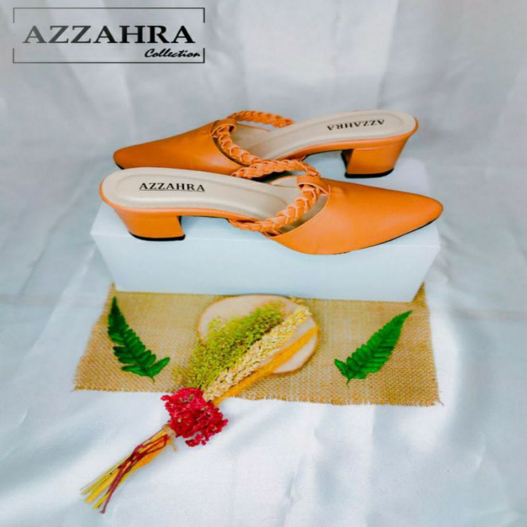 Sendal Wanita Hak Tahu Mocca 5 Cm - Azzahra Collection