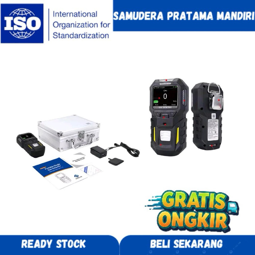 Portable Multi Gas 4in1 Gas Detector Bosean BT-BX402 Multi 4 Alarm Mode (LEL O2 CO H2S)