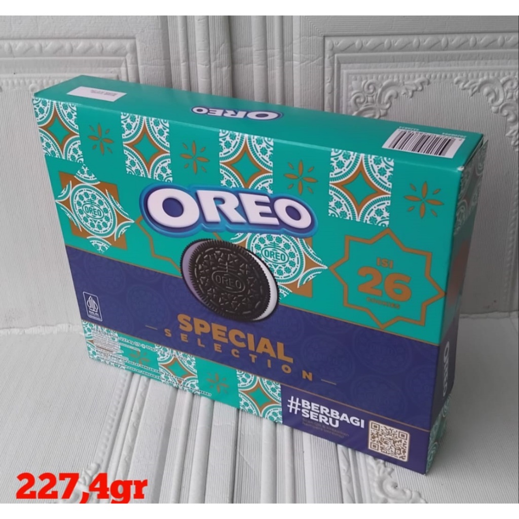 Oreo biskuit special selection kemasan box 227.4gr/parcel lebaran
