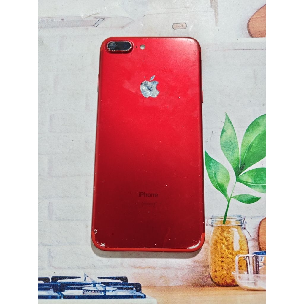 HOUSING IPHONE 7 PLUS MERAH ORIGINAL COPOTAN