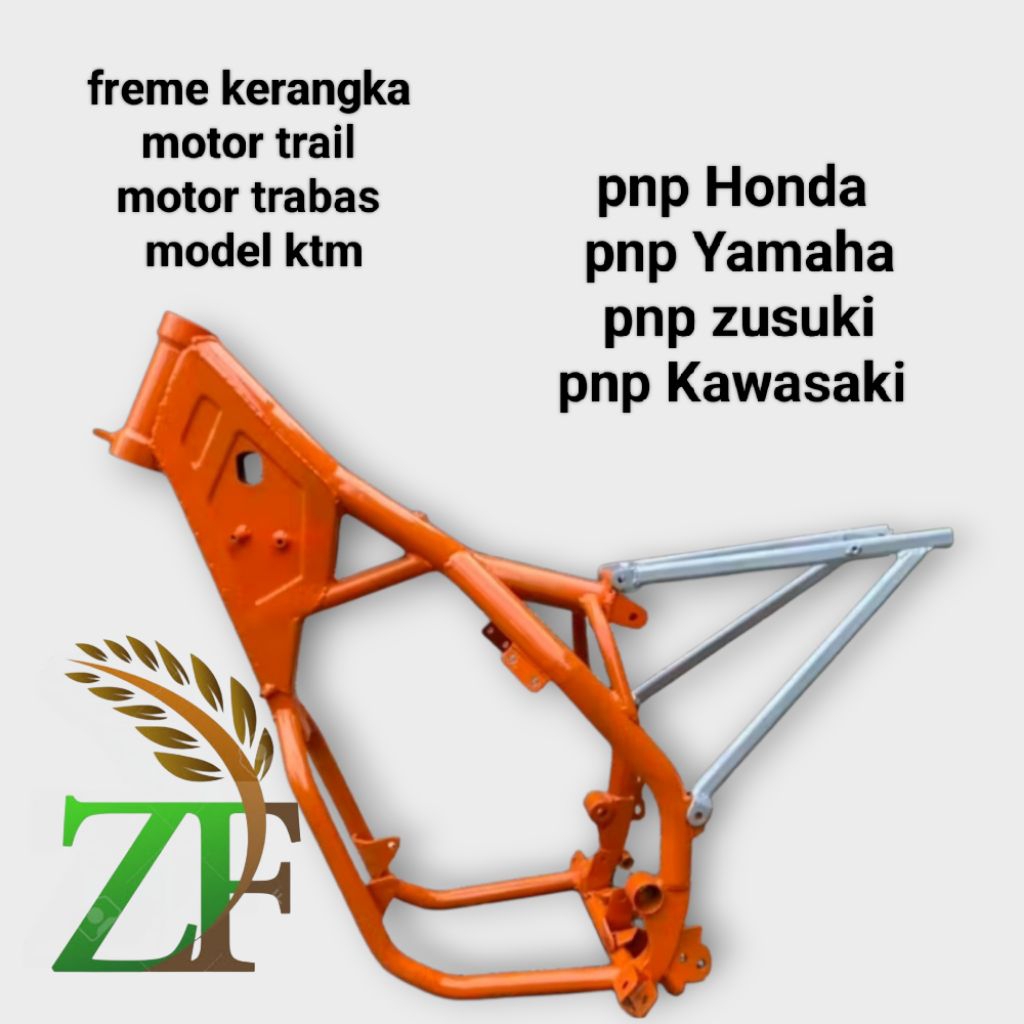 kerangka rangka freme KTM 250 pnp universal motor rakitan trail trabas