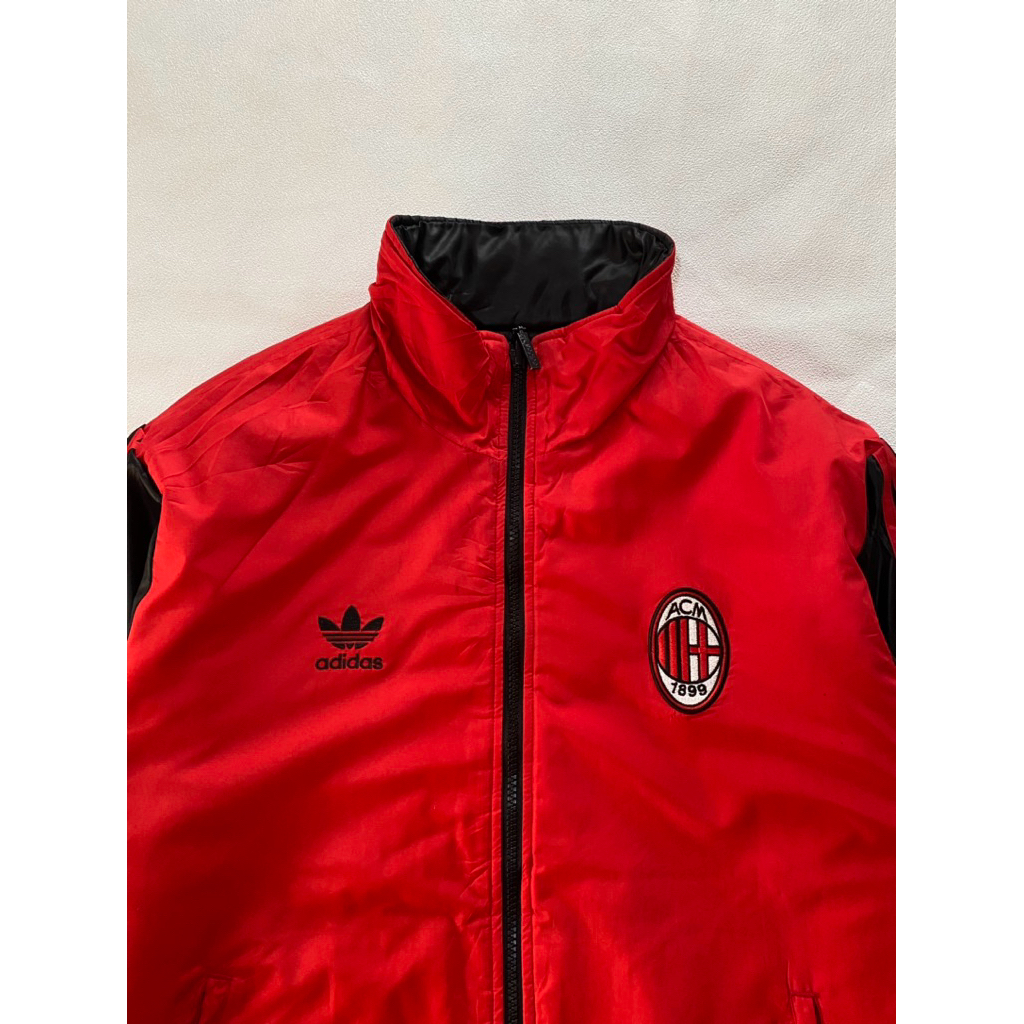 Adidas x Ac Milan Reversible Puffer Jacket