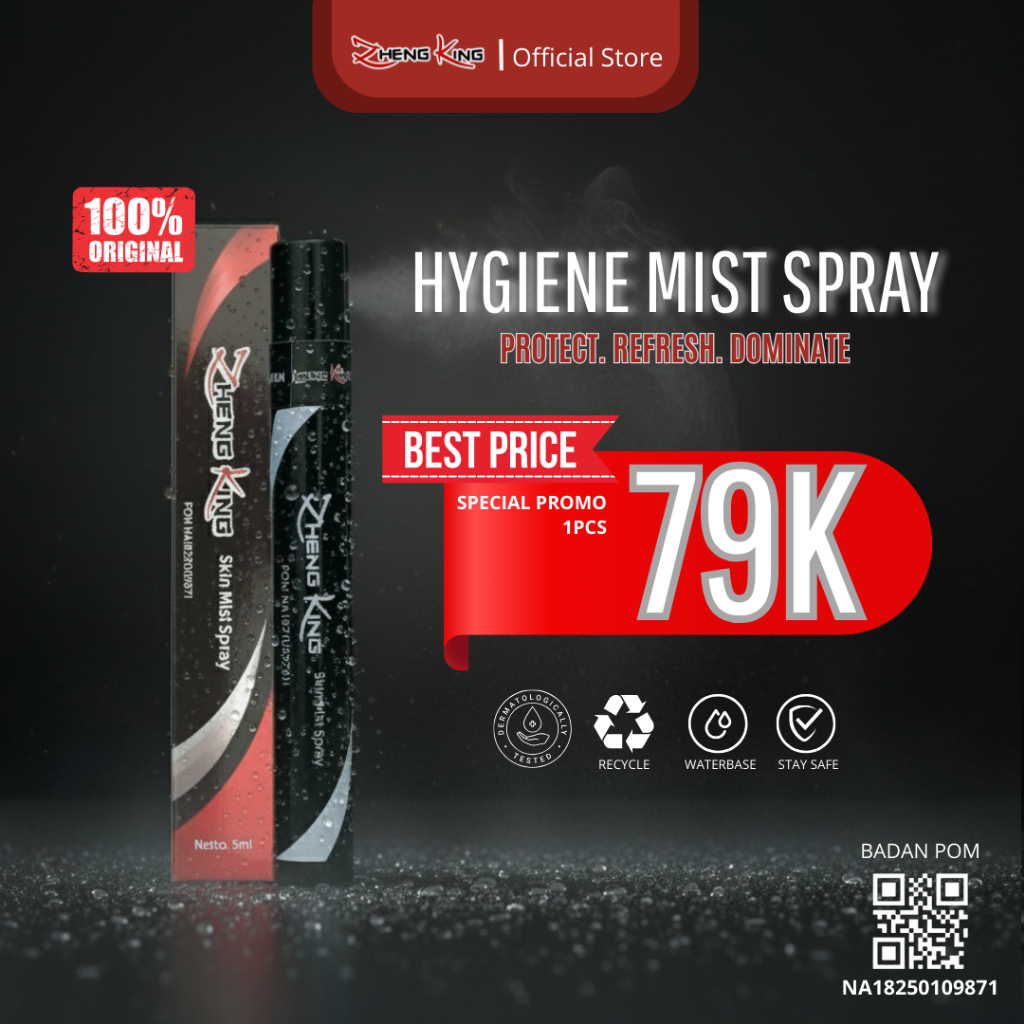 SPRAY ZHENG KING PRIA PENAMBAH STAMINA TERBAIK 100% ORIGINAL BPOM ampuh