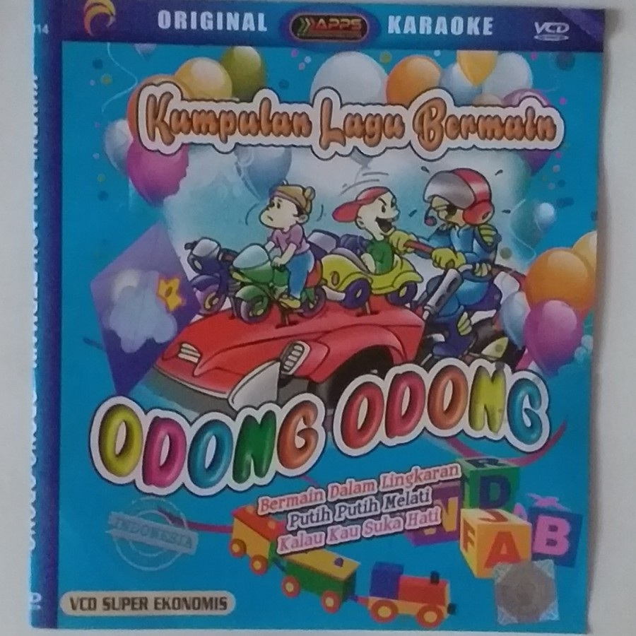 Kaset VCD Karaoke Original Kumpulan Lagu Anak Bermain Odong Odong
