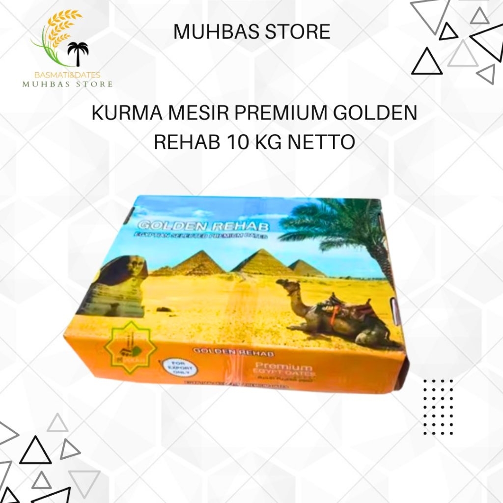 Kurma Mesir Madu Premium Golden Rehab 10 kg Netto/Bersih Panen Baru
