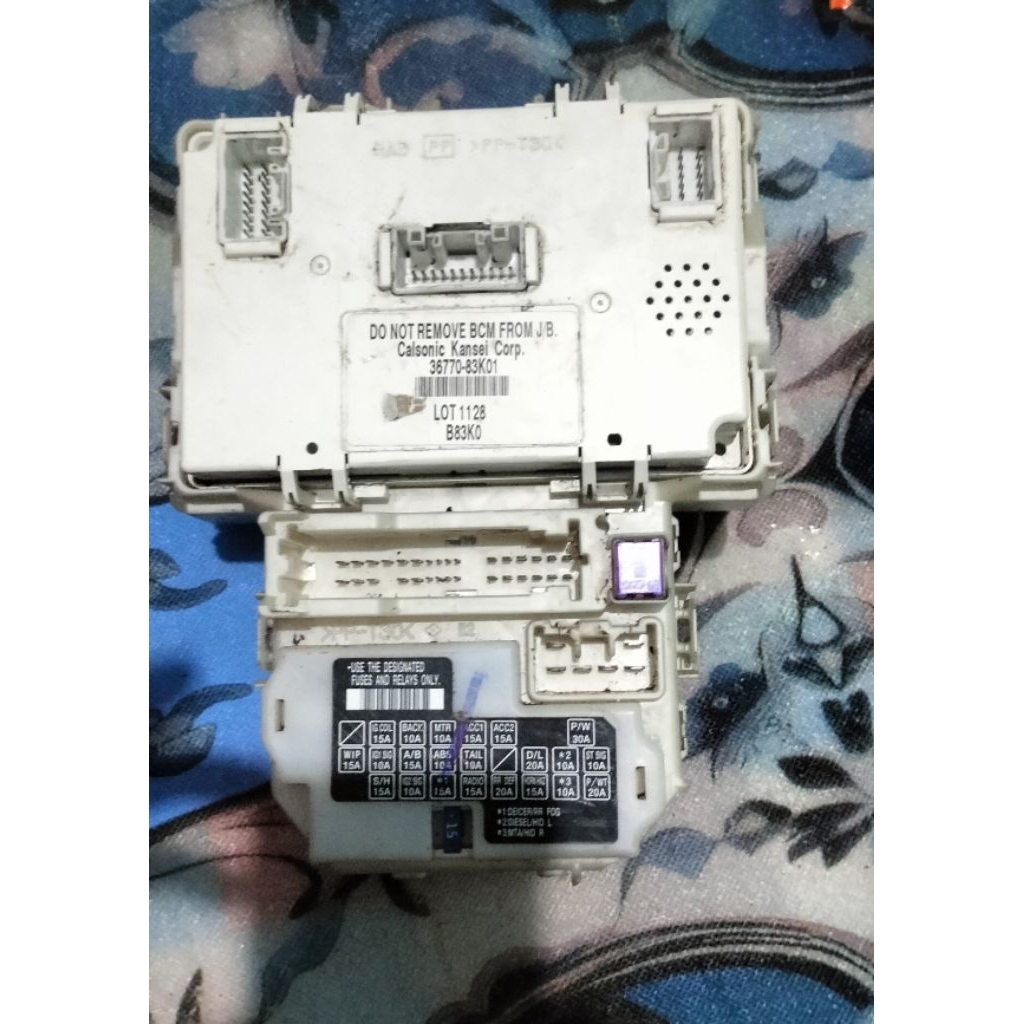 Bcm / body control modul suzuki splash ori