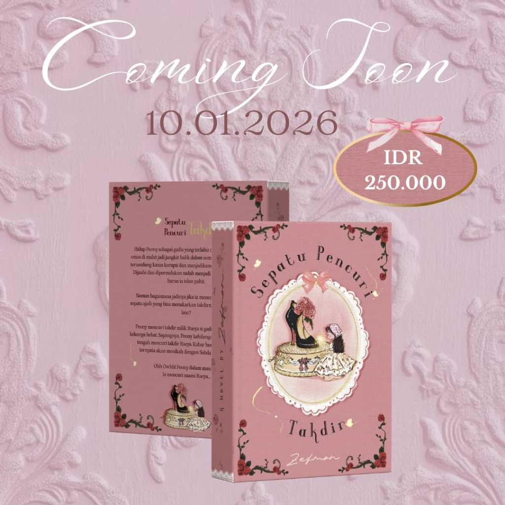 Novel Sepatu Pencuri Takdir (Coming In 10 Januari 2026)