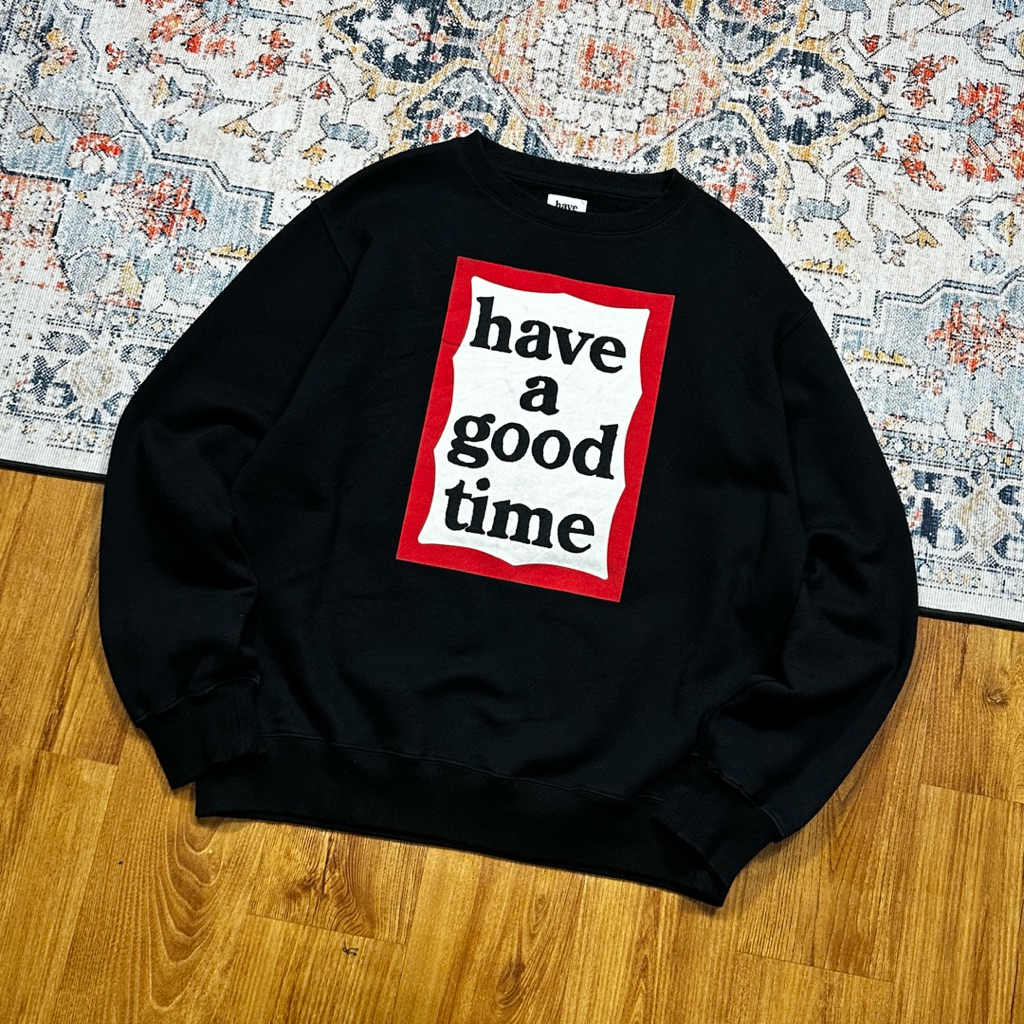 HAVE A GOOD TIME BIG LOGO CREWNECK SECOND