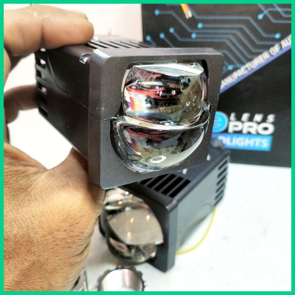 Vahid Biled projie projector E19 Laser  lensa 2 inch model kotak