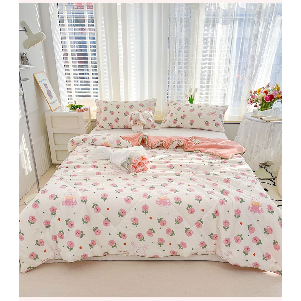 MAHGOSHOP SELIMUT BEDCOVER SOYBEAN FIBER 100% KATUN