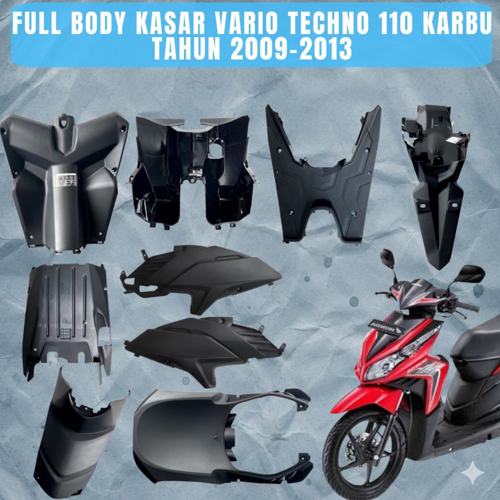 Full Body Kasar Vario techno 110 karbu tahun 2008-2013