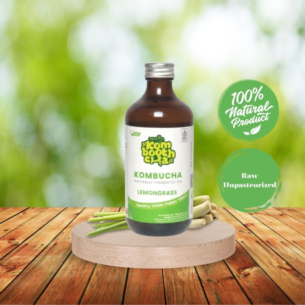 Kombucha teh Lemon Grass - 330 ml | by Komboothcha