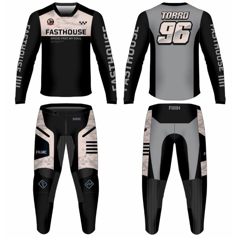 Baju Jersey Set Jerset Balap Trail Trabas Motocross Racing Trabas Custom Design