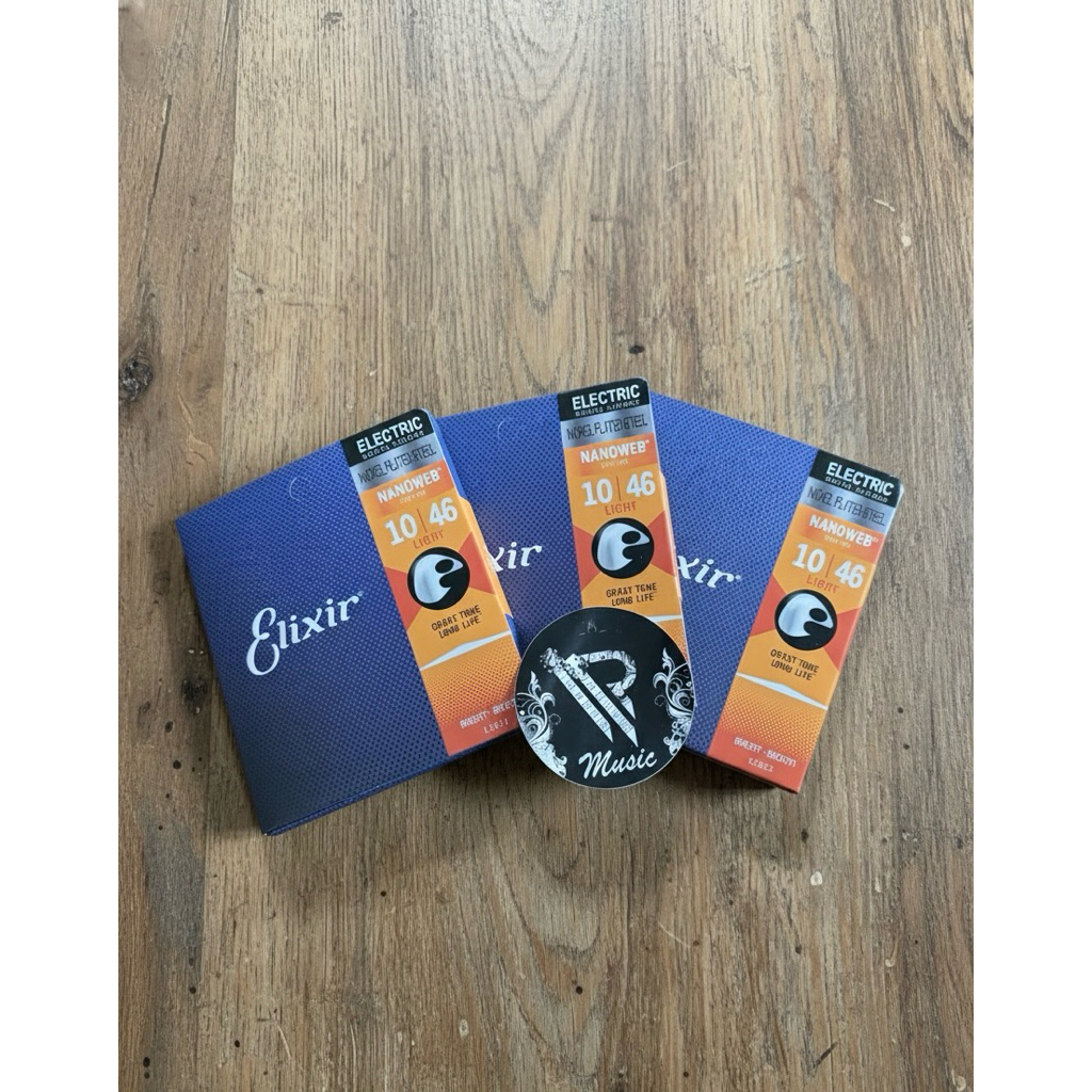 Senar Gitar Elektrik Elixir Nanoweb Anti Karat