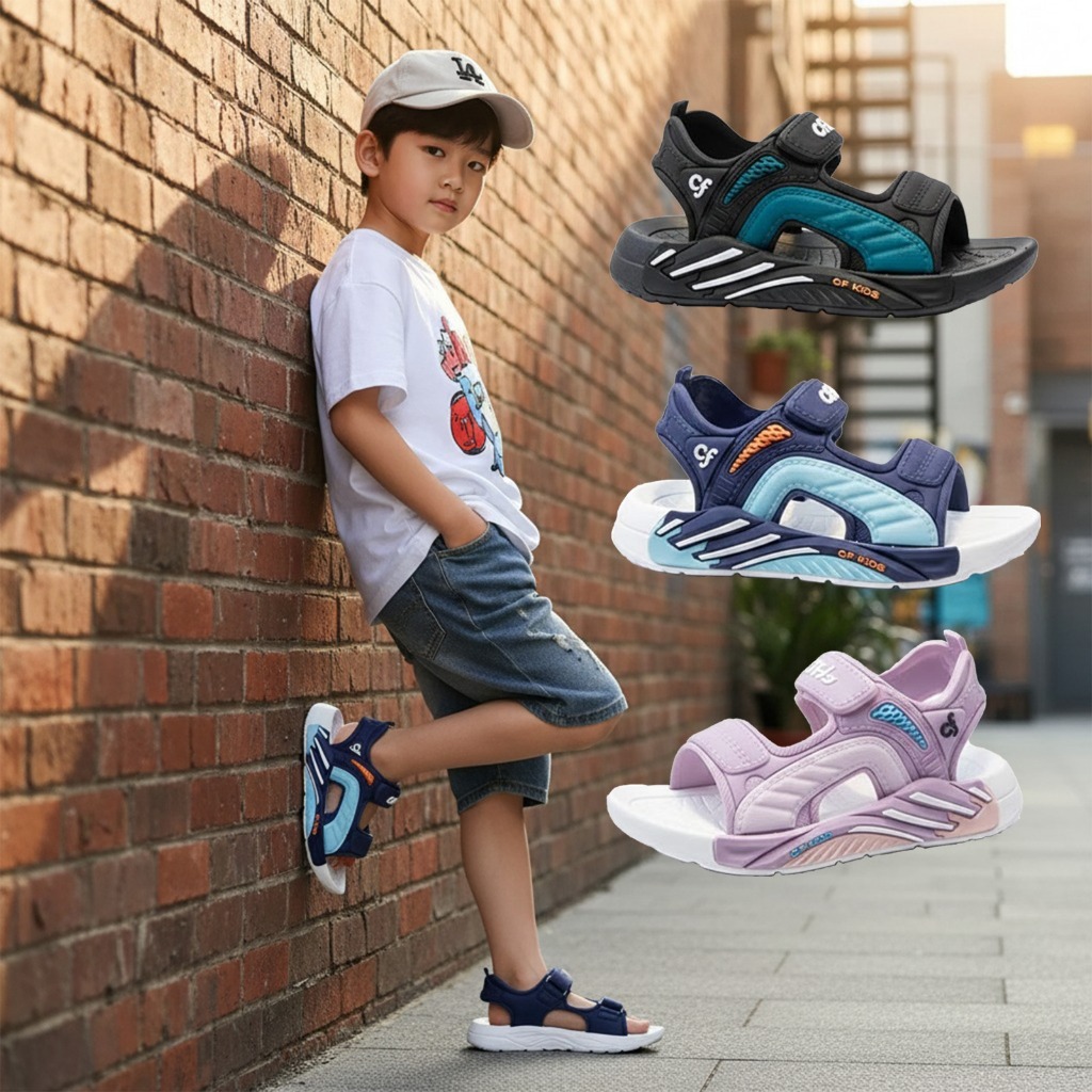 LK Sepatu Sendal Anak Laki Laki Perempuan Import Sandal Gunung Anak 1-9 Tahun Sport Olahraga Size 21