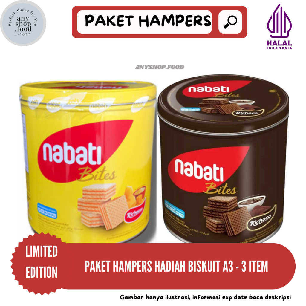 Richeese Nabati Wafer - Wafer - Richeese - Nabati - Kaleng Richeese 300gr Murah Berkualitas enak - R