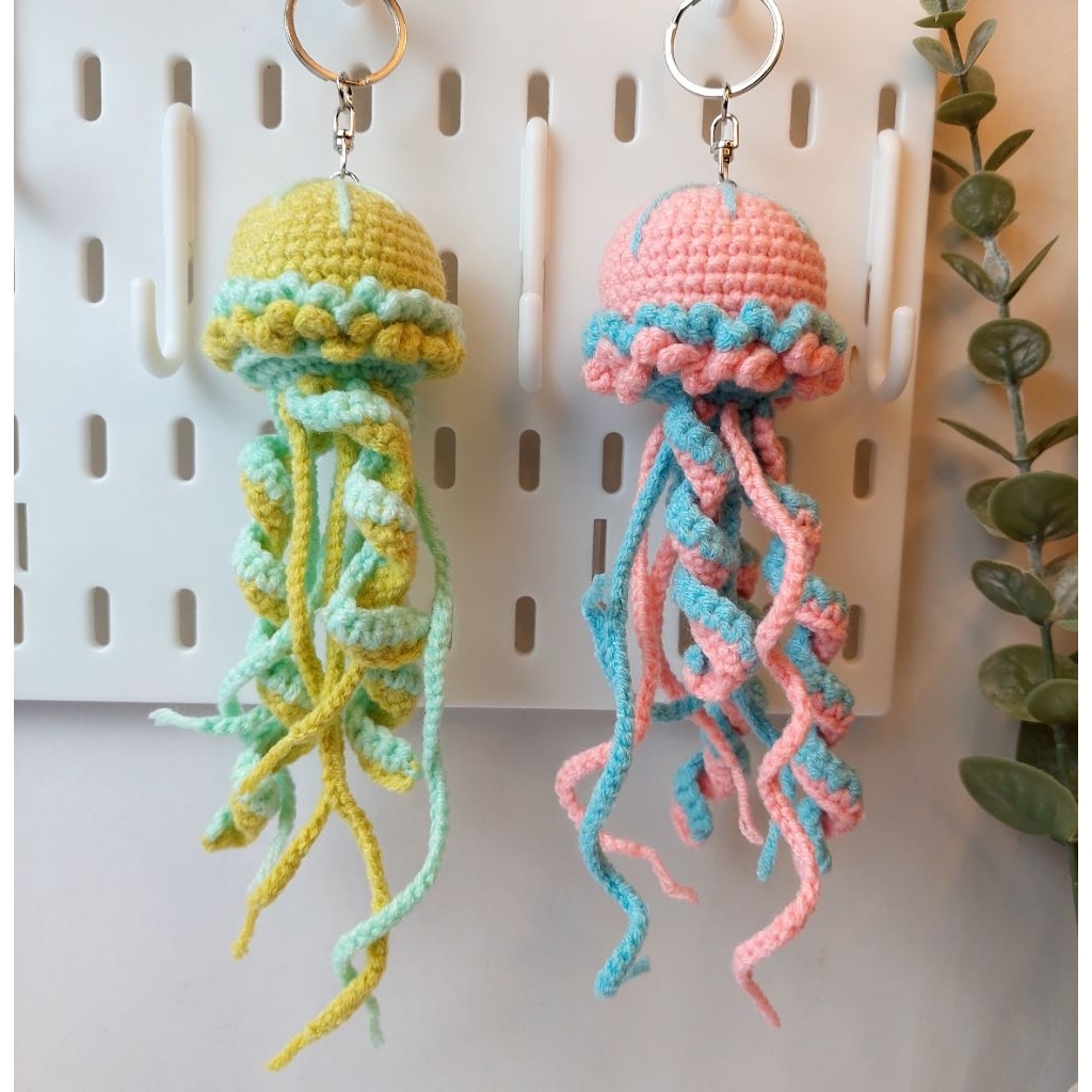 Gantungan kunci rajut | gantungan tas rajut