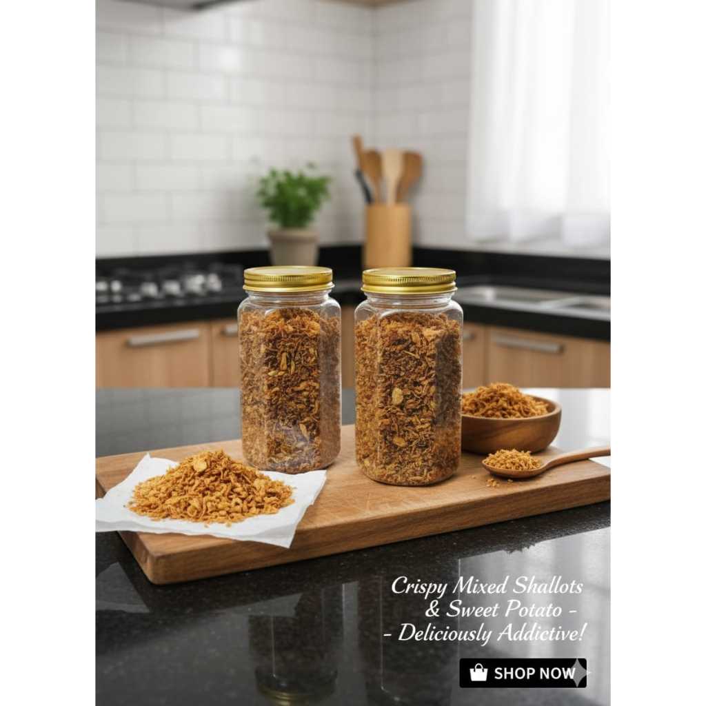 BAWANG GORENG-BABY FISH-BAWANG GORENG TOPLES-BABY FISH TOPLES