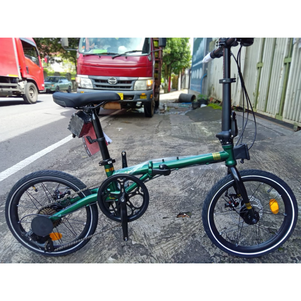 SEPEDA LIPAT ELEMENT 16 INCH TROY PASTEL / STRIPLINE 8 speed