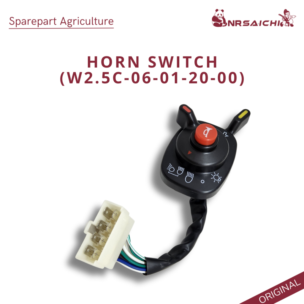 Saklar Lampu Horn Switch W2.5C-06-01-20-00 Combine Harvester MAXXI BIMO 102 | nrsaichi