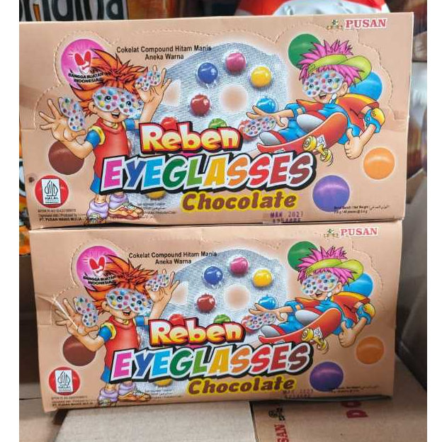 Cokelat Pusan Mimi Telur Reben Kacamata Rasa Enak