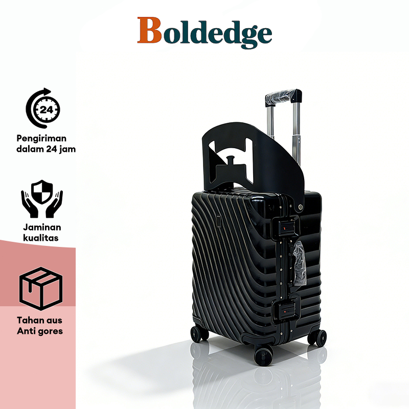 BoldEdge Koper 24 inci untuk ibu, anak bisa duduk di atasnya, alat ajaib bawa anak, koper jalan-jala