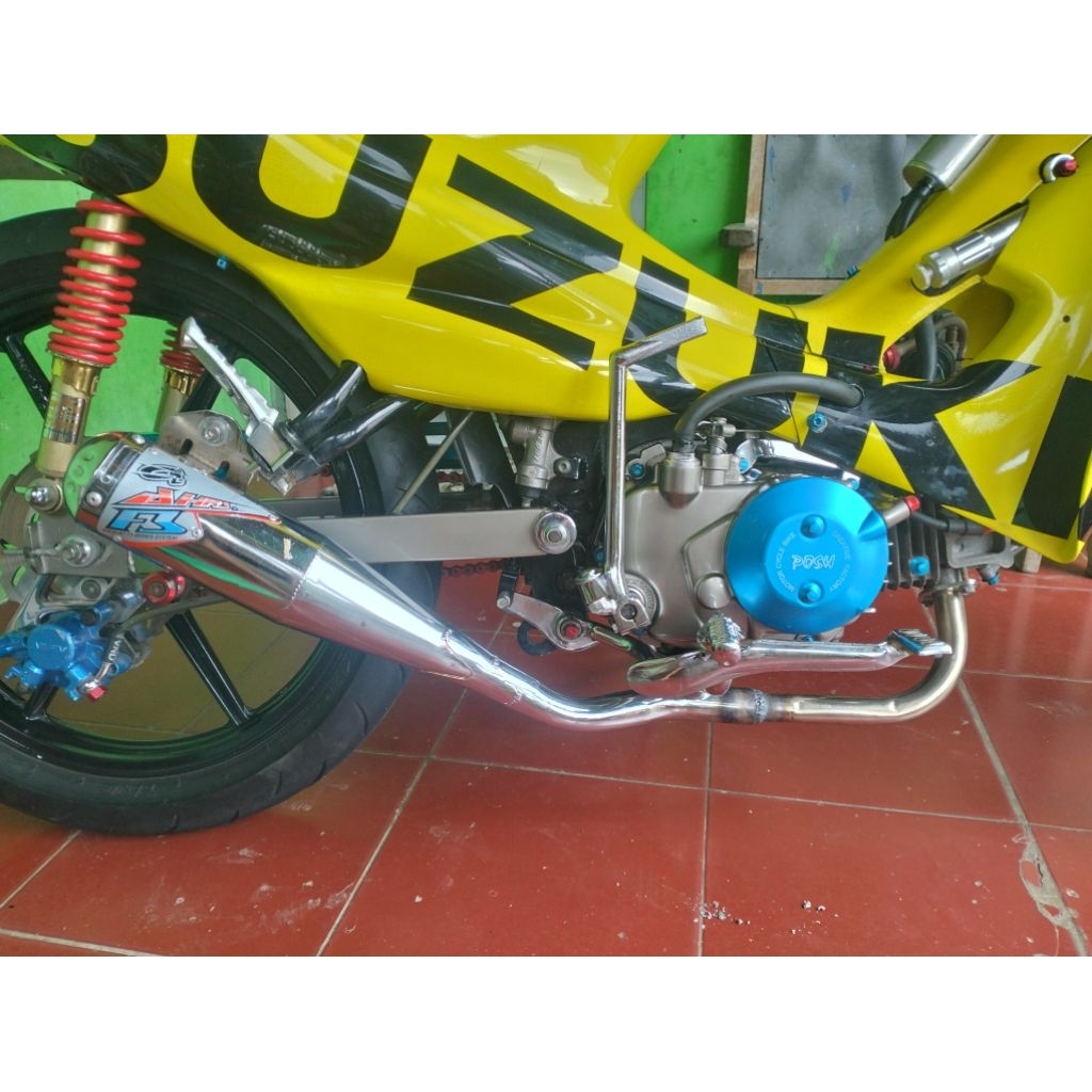 Knalpot AHRS F3 smash shogun kolong
