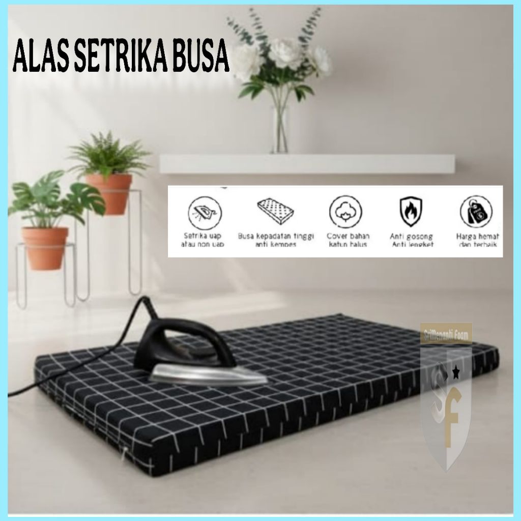 Alas setrika busa inoac.Alas setrika tebal 3cm.Alas.setrika Inoac.Alas.setrika busa.
