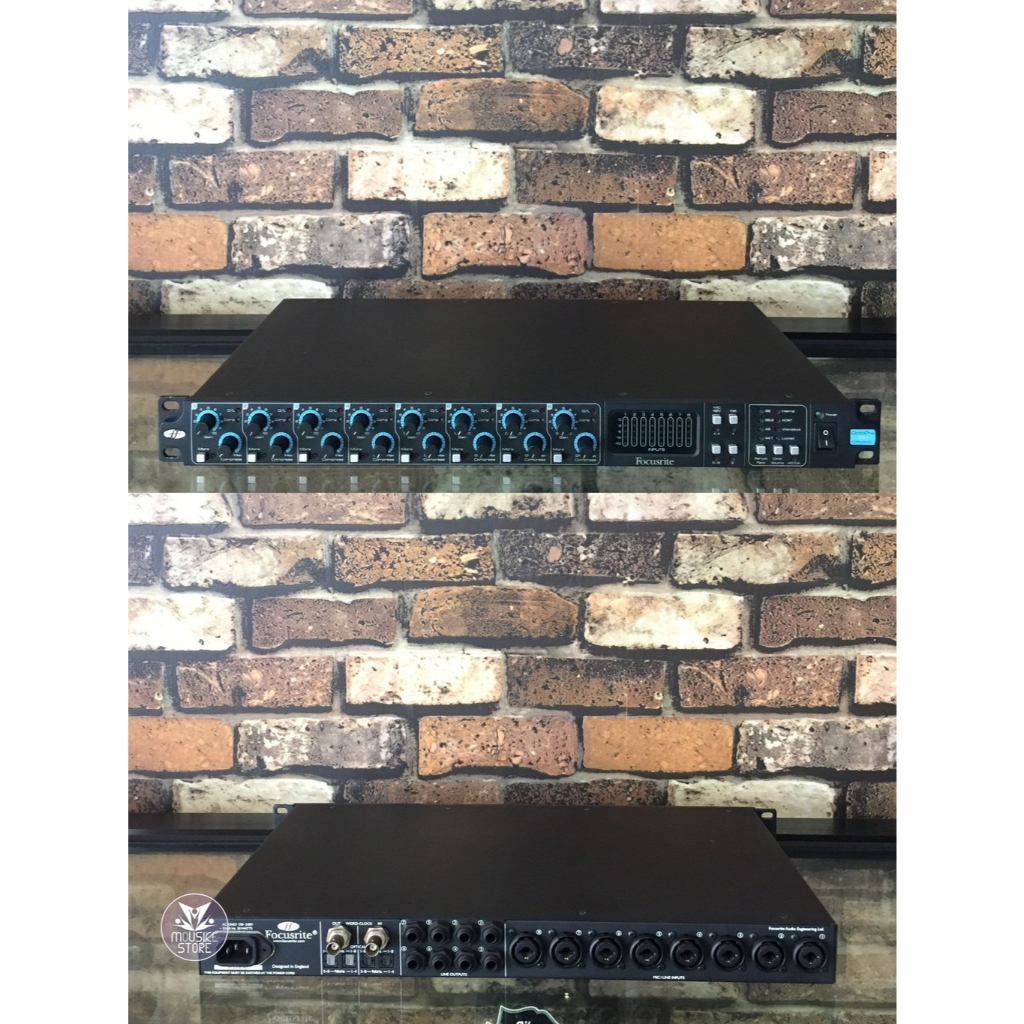 FOCUSRITE OCTOPRE MKII DYNAMIC 8-CHANNEL MIC PRE & COMPRESSOR (Kelengkapan Kabel Power)