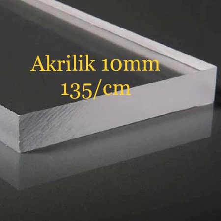Akrilik bening 10mm Rp 90 / cm custom Potongan Akrilik bening 10mm Custom